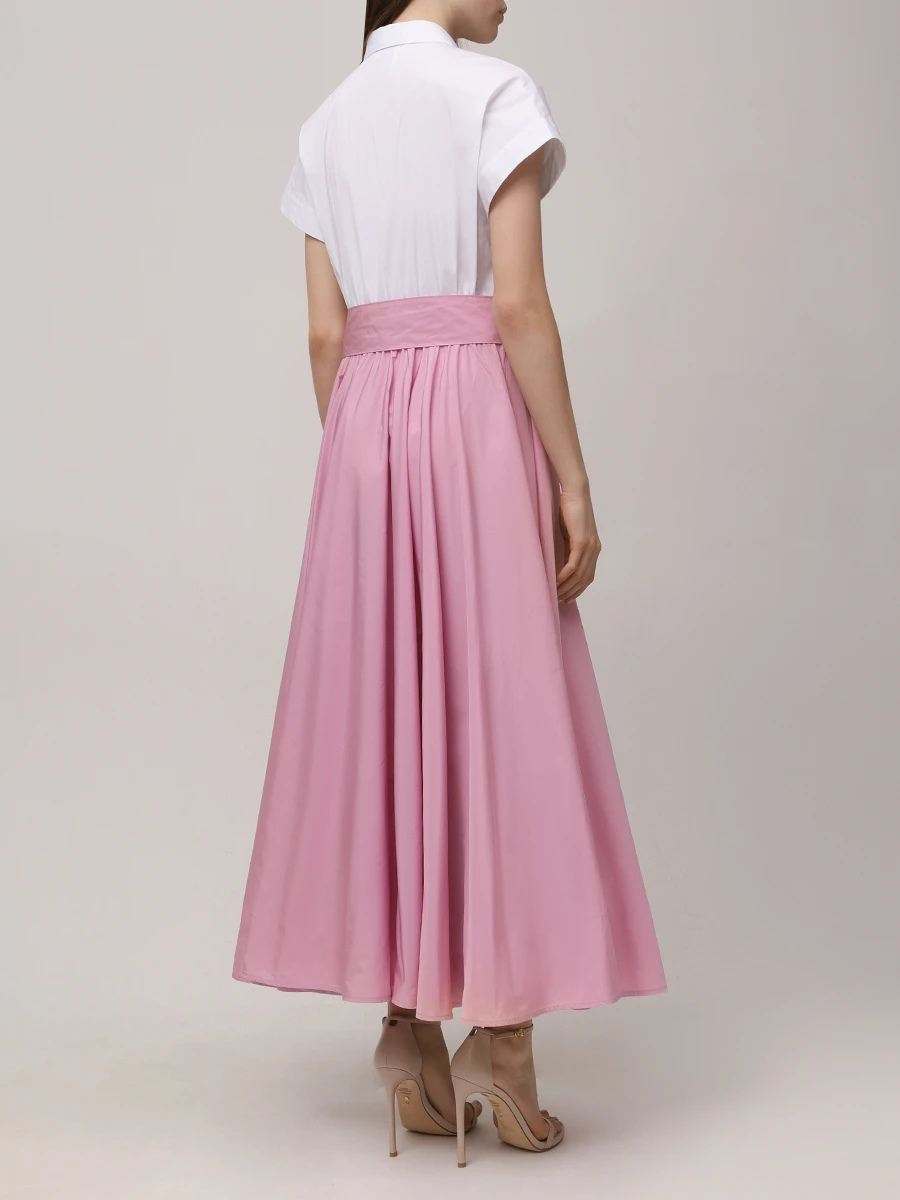 Платье комбинированное