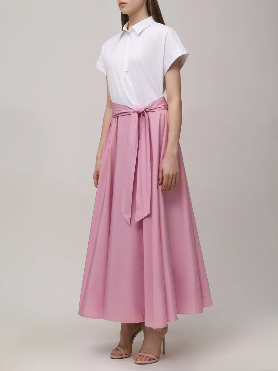 Платье комбинированное