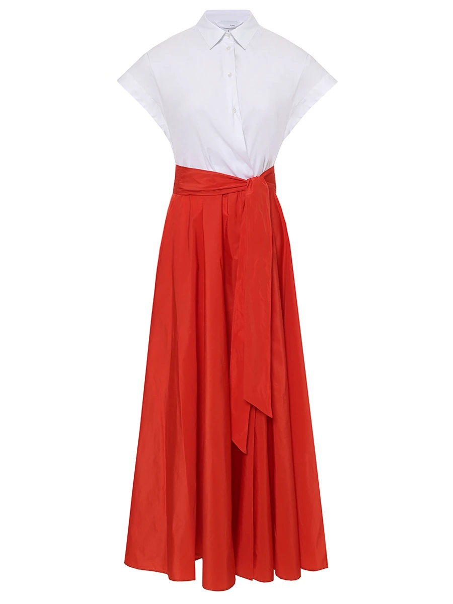 Платье комбинированное