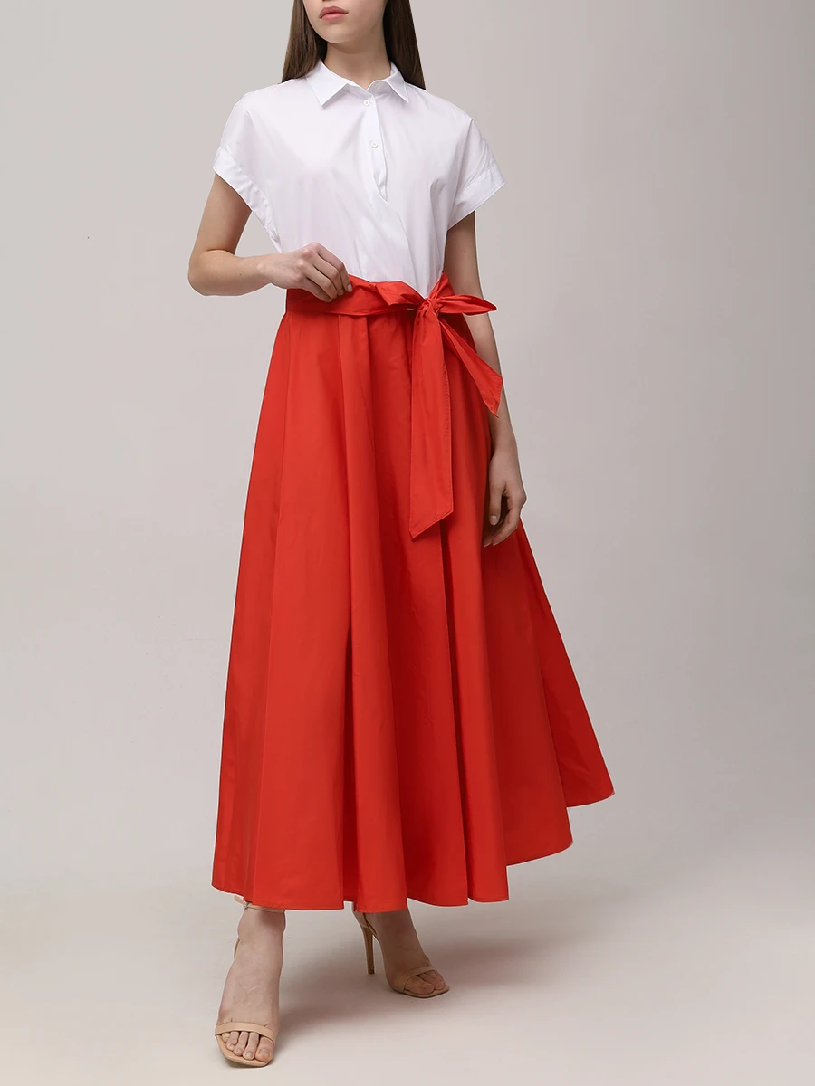 Платье комбинированное