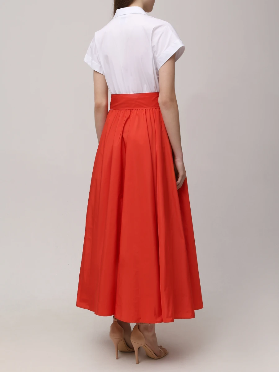 Платье комбинированное