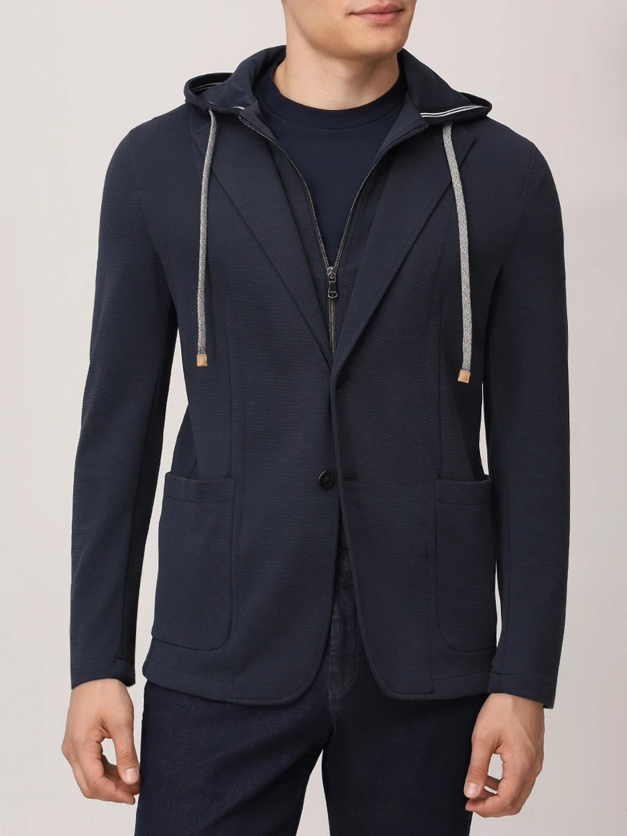 Пиджак однотонный