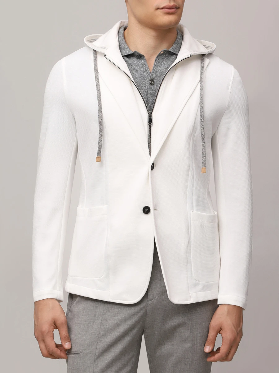 Пиджак однотонный