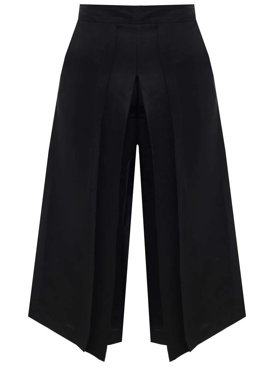 Брюки-юбка из вискозы и льна