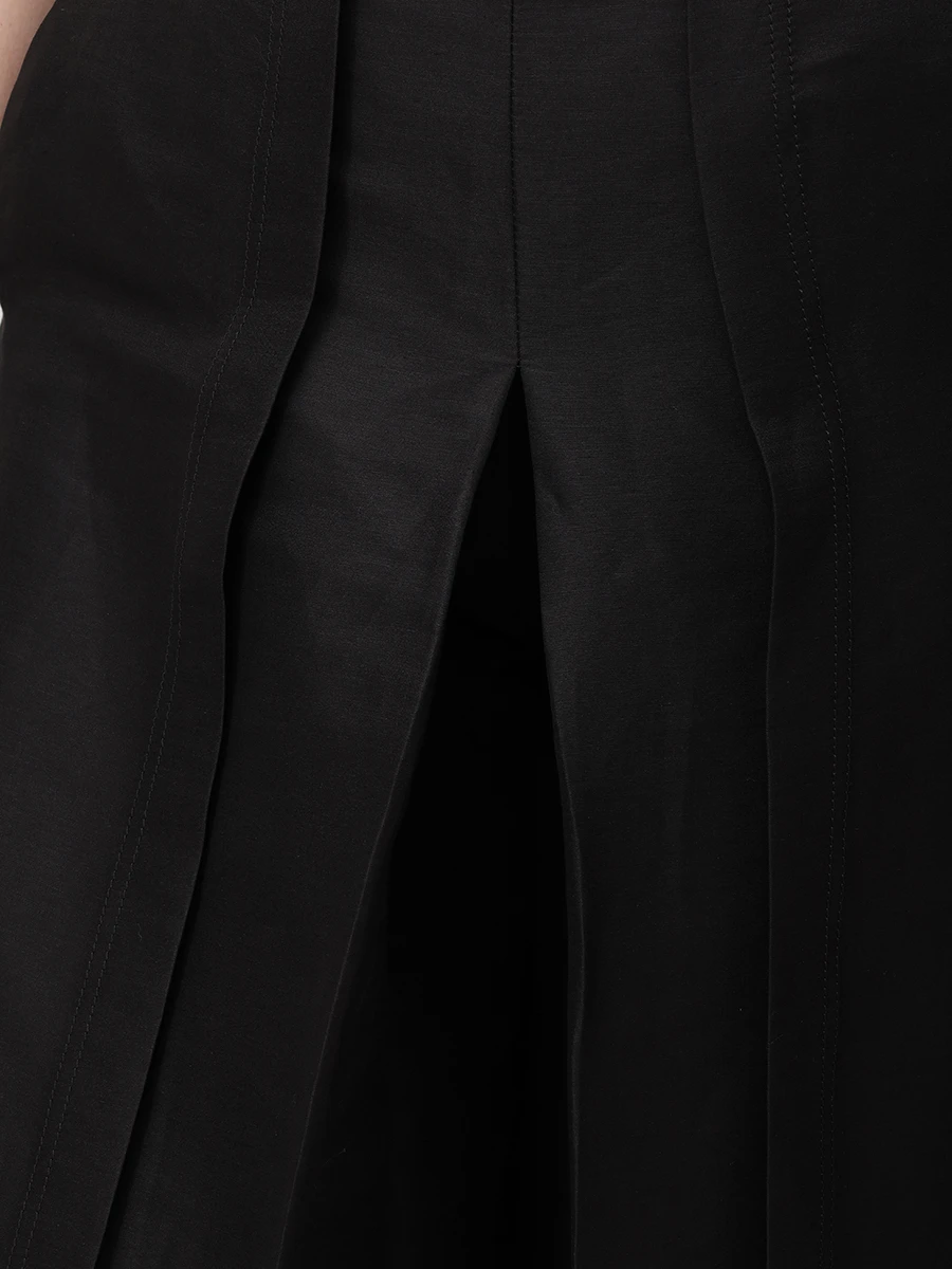 Брюки-юбка из вискозы и льна