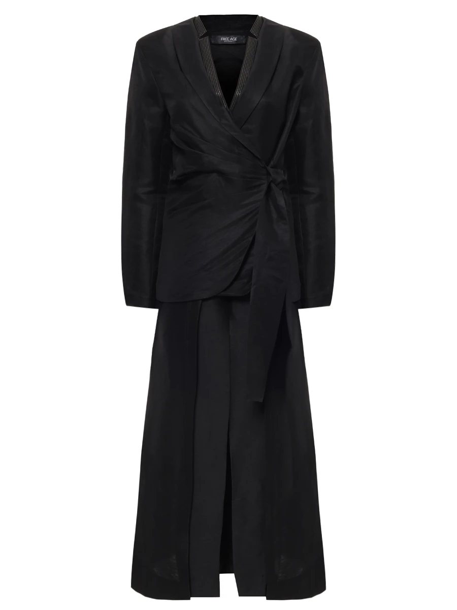 Костюм из вискозы и льна