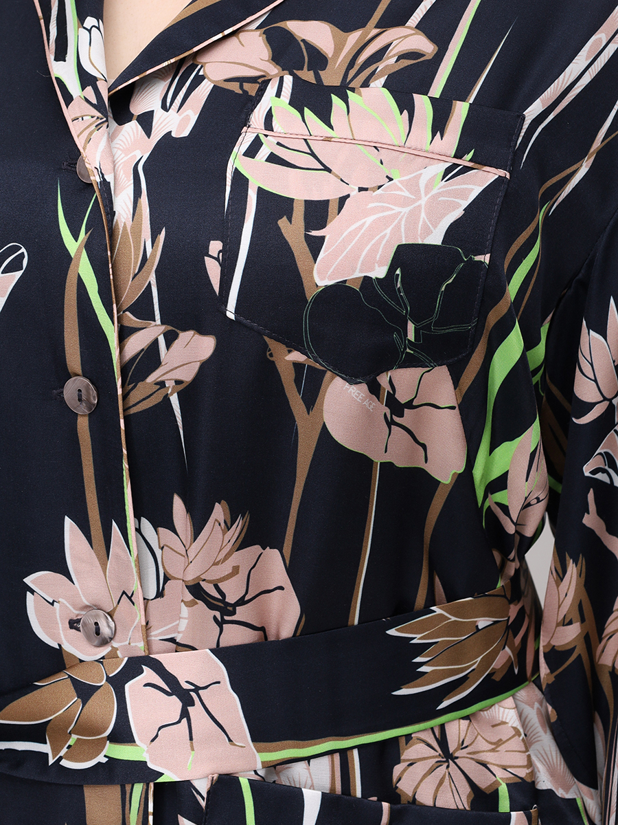 Костюм из хлопка и шелка