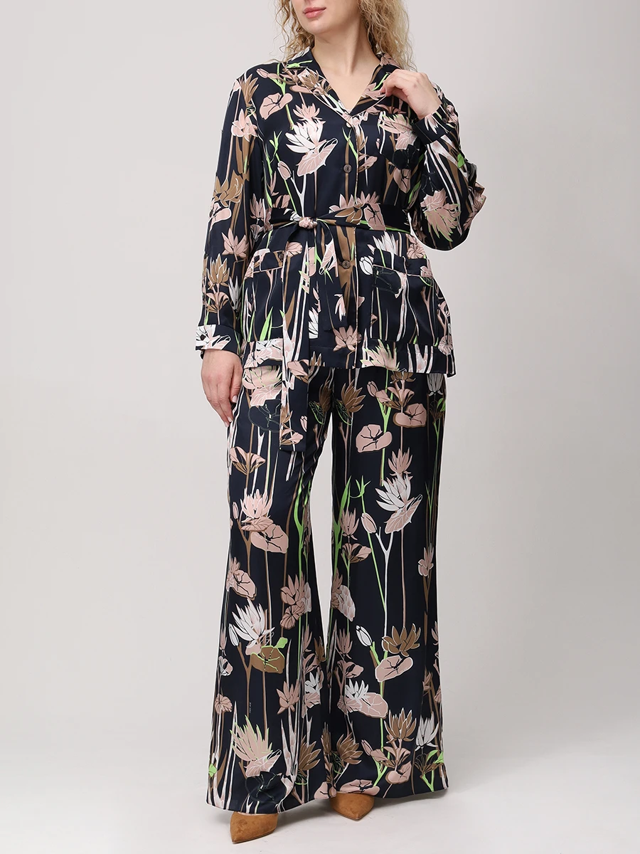 Костюм из хлопка и шелка