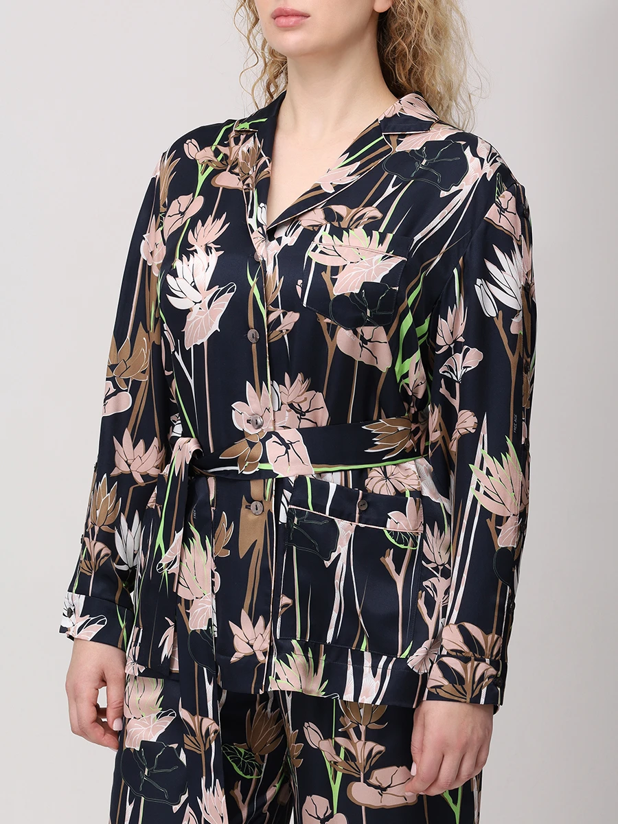 Костюм из хлопка и шелка