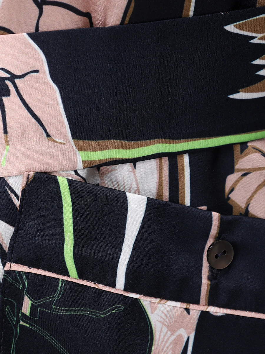 Костюм из хлопка и шелка