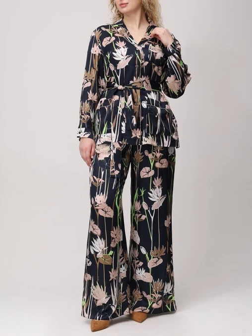 Костюм из хлопка и шелка FREE AGE