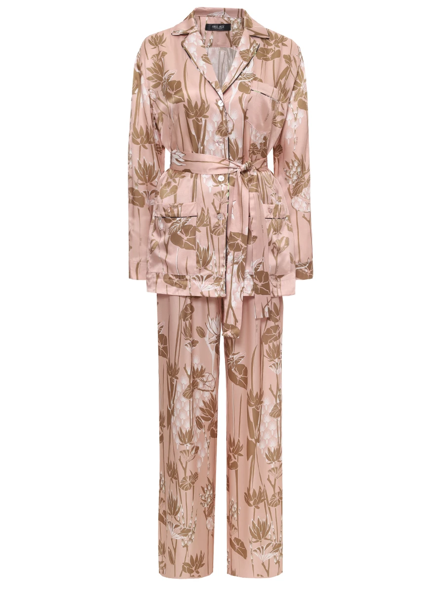 Костюм из хлопка и шелка