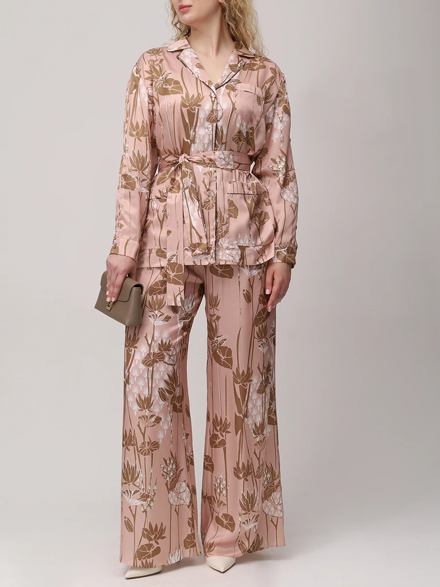 Костюм из хлопка и шелка