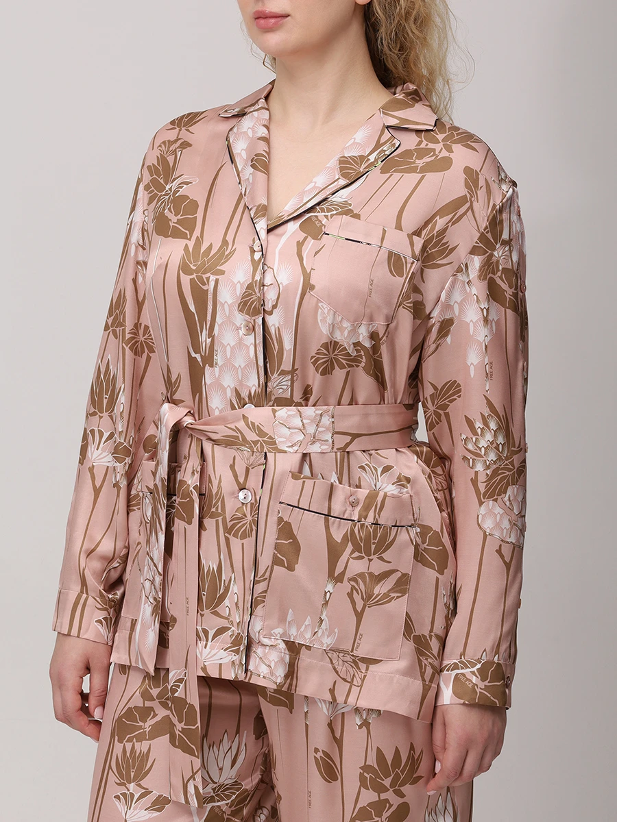 Костюм из хлопка и шелка