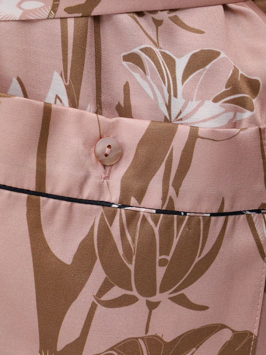 Костюм из хлопка и шелка