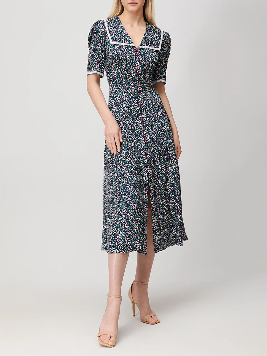 Платье шелковое