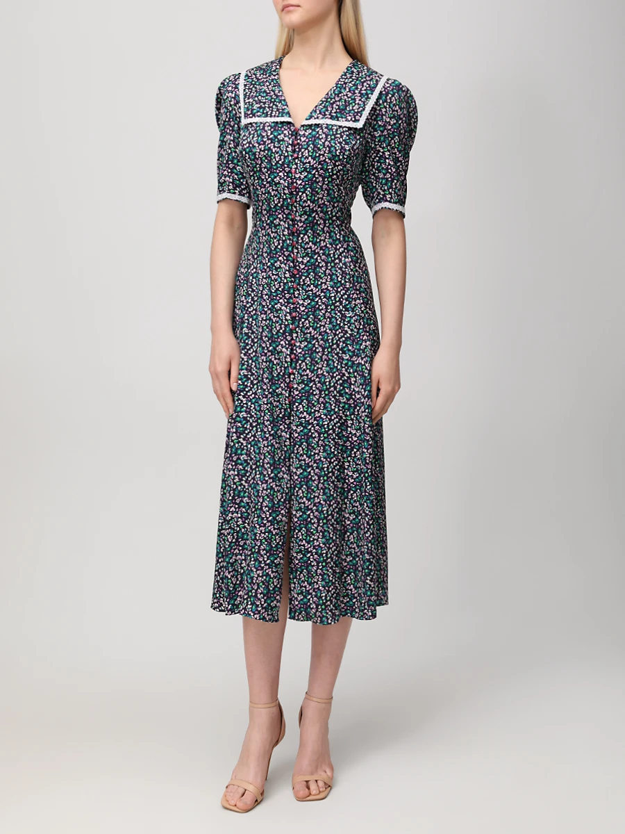 Платье шелковое