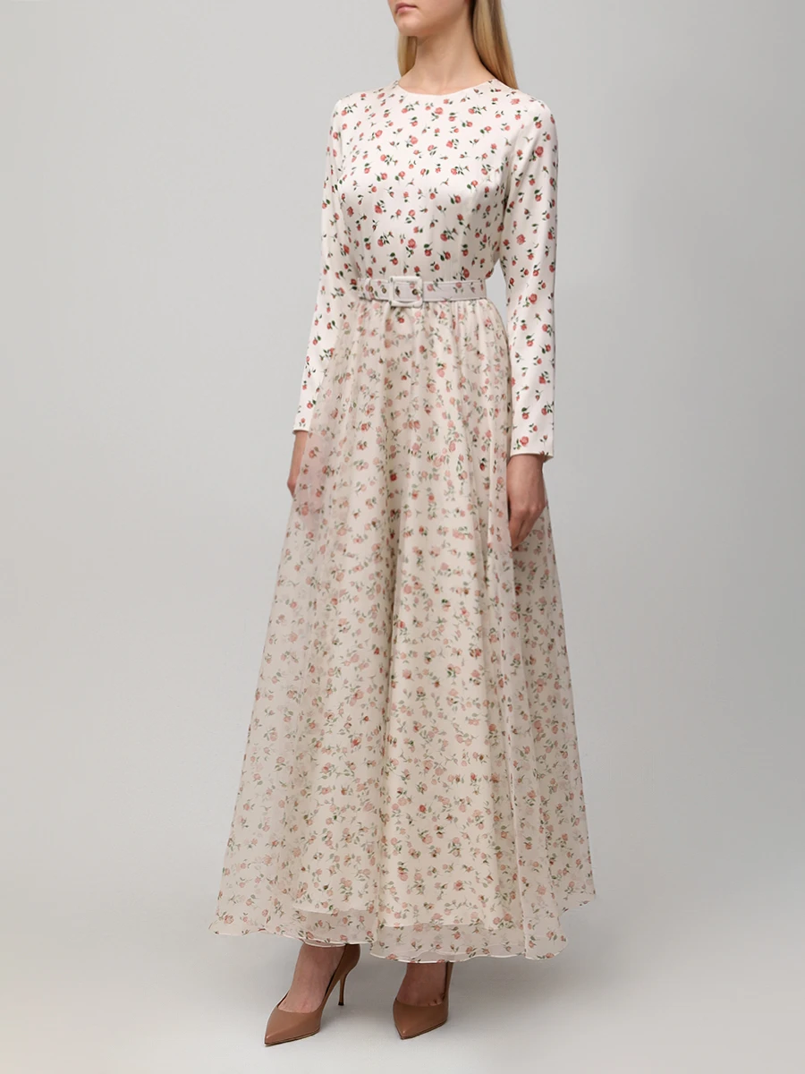 Платье шелковое