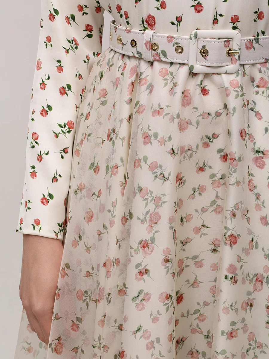 Платье шелковое