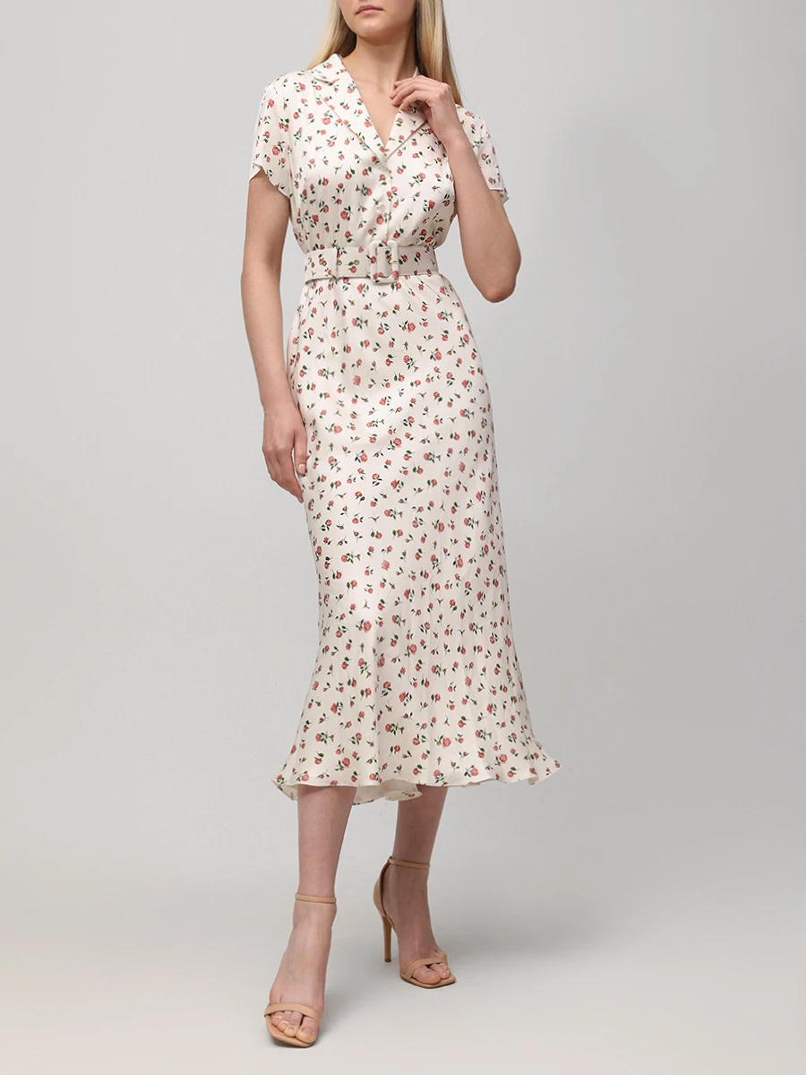 Платье шелковое