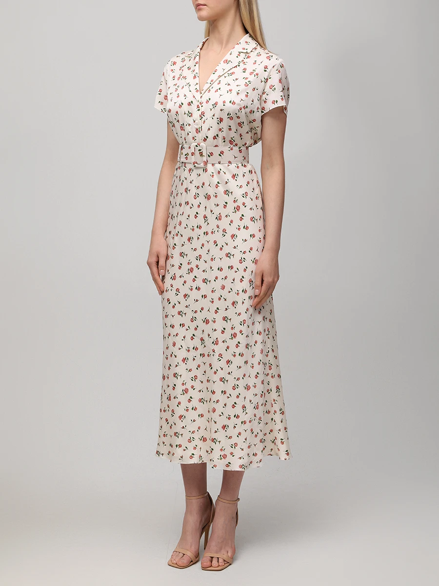 Платье шелковое