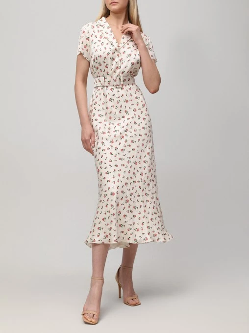 Платье шелковое OLOLOL