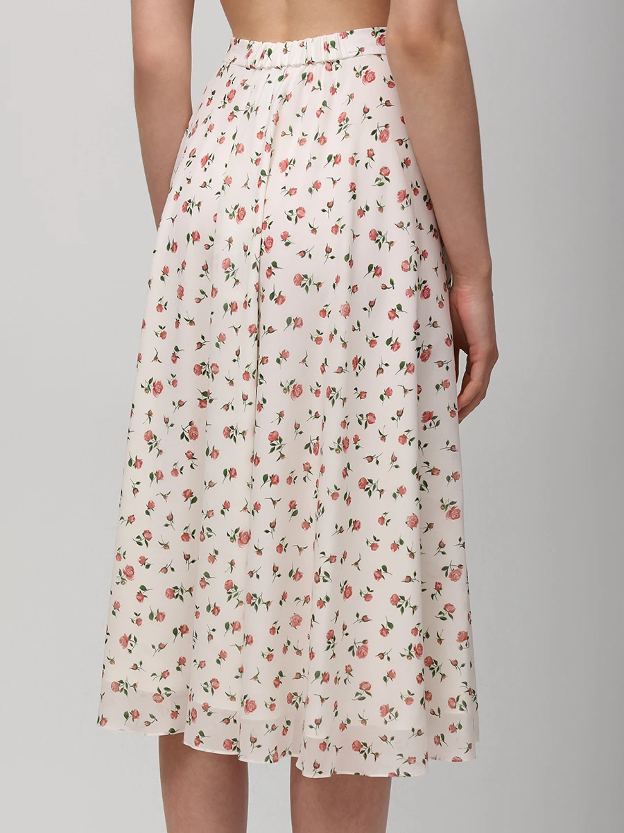 Юбка шелковая