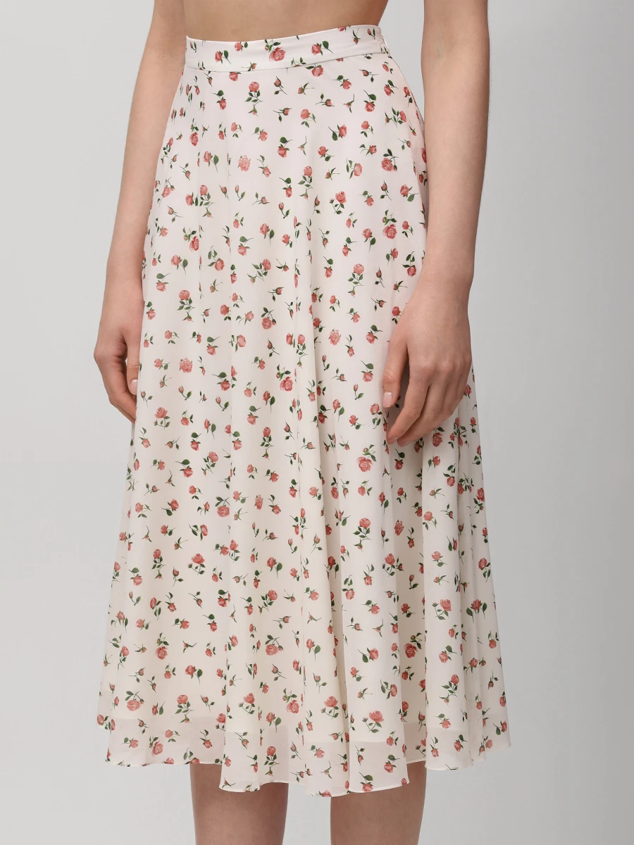 Юбка шелковая