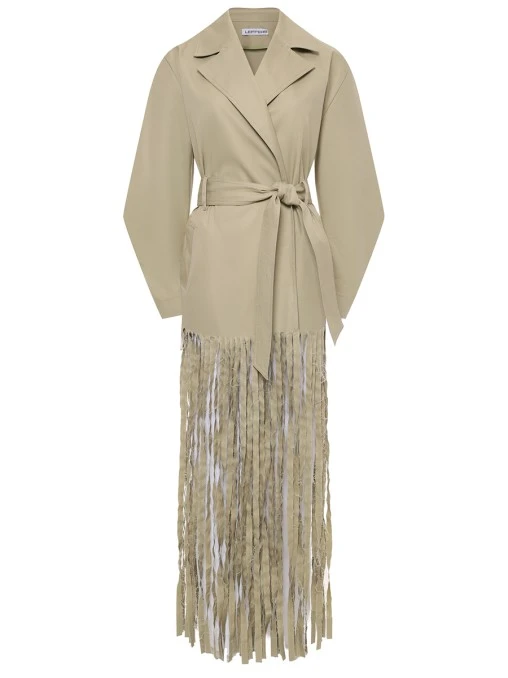 Плащ хлопковый LEFFERS