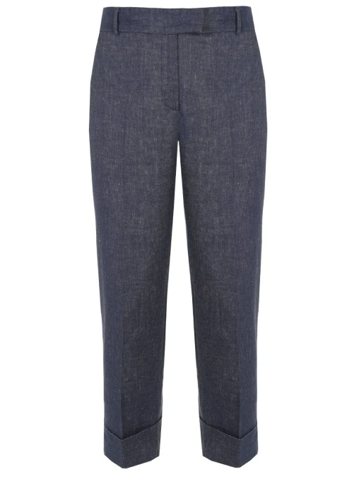 Брюки из хлопка и льна Susanna ANTONELLI FIRENZE