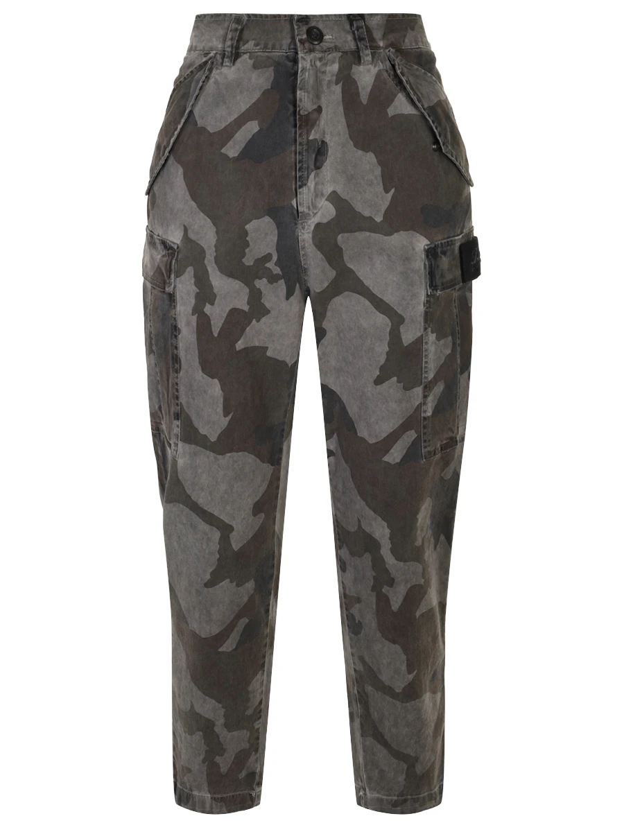 Брюки-карго хлопковые