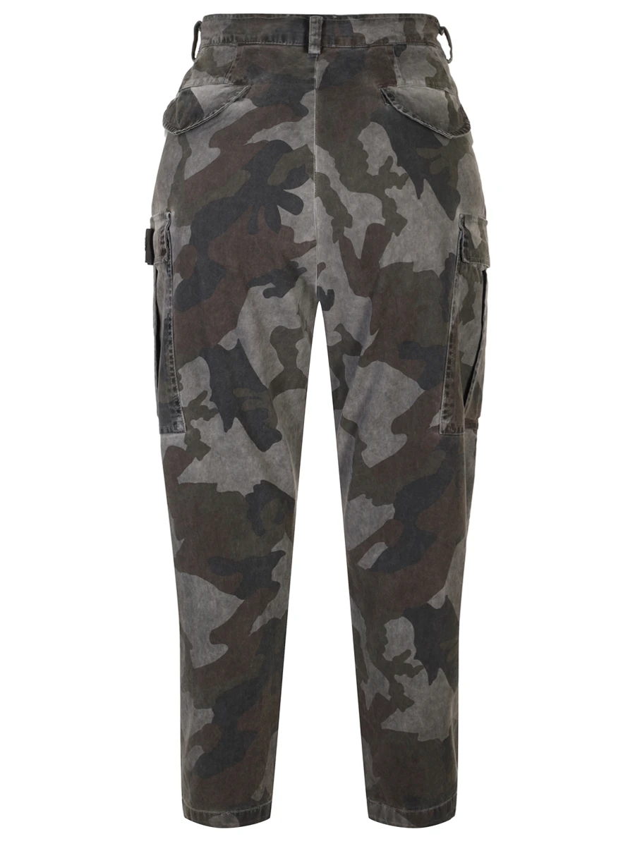 Брюки-карго хлопковые