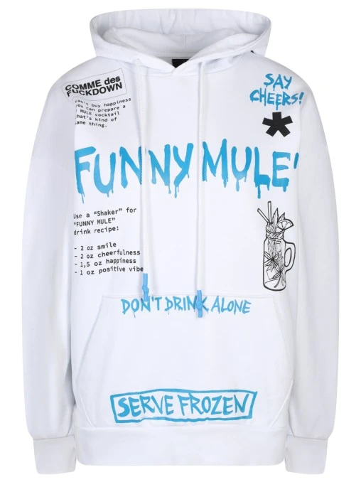 Худи хлопковое COMME DES FUCKDOWN