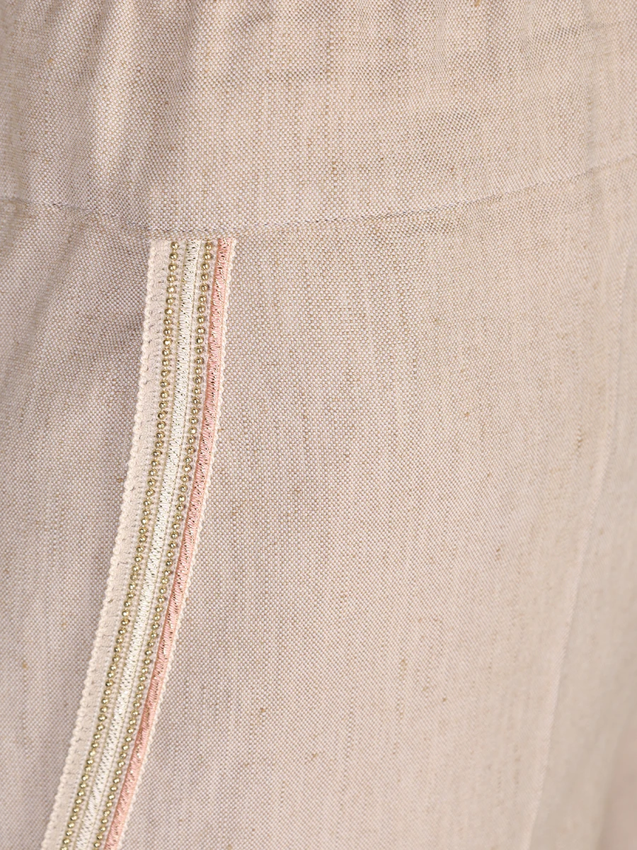 Брюки льняные