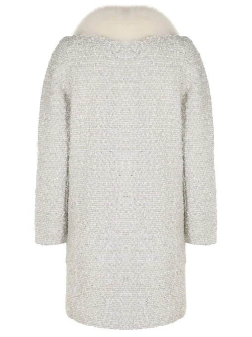 Пальто с мехом лисы D.EXTERIOR