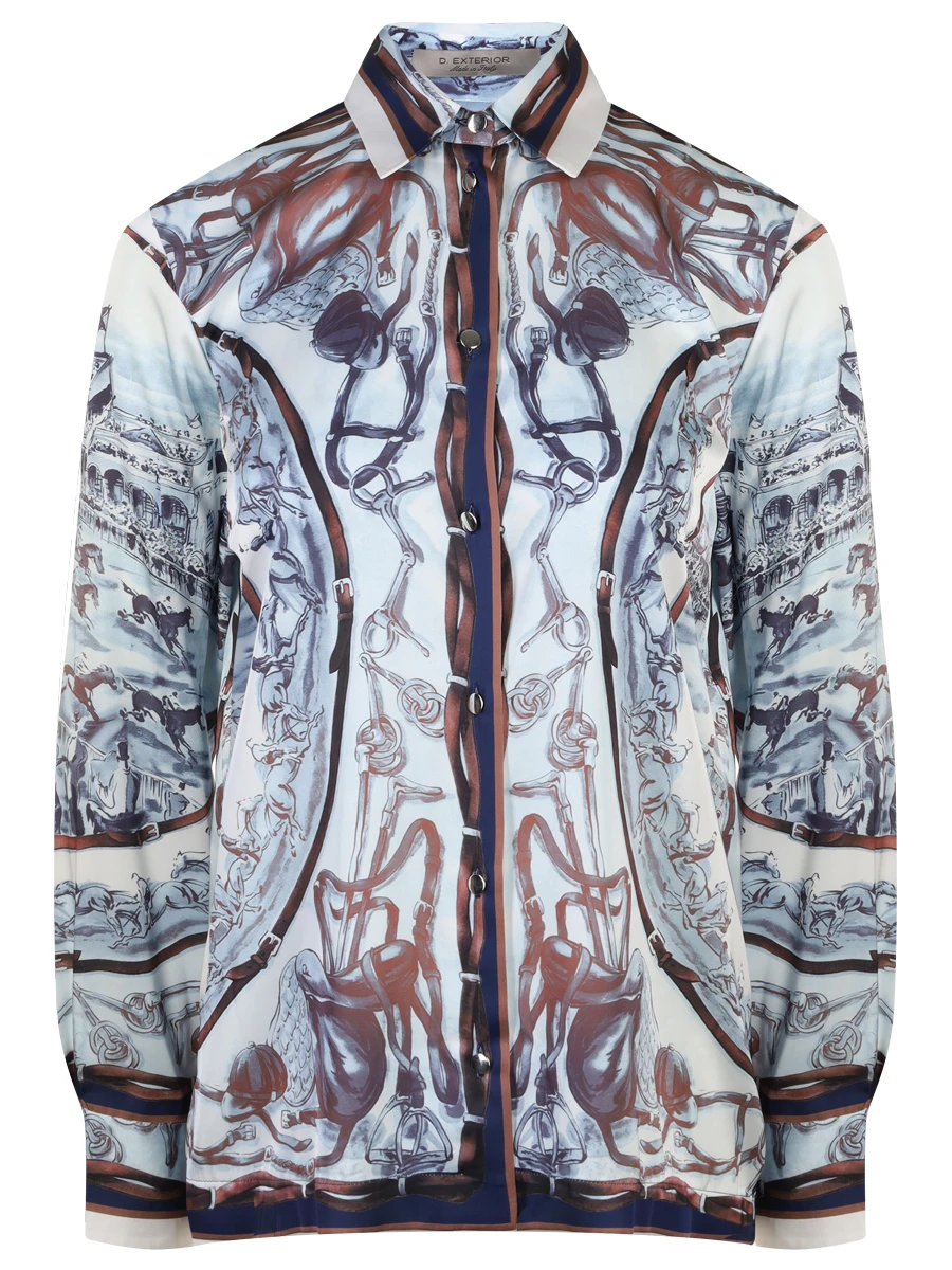 Блуза с принтом