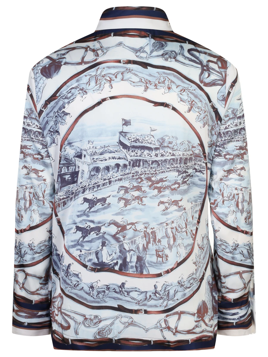 Блуза с принтом