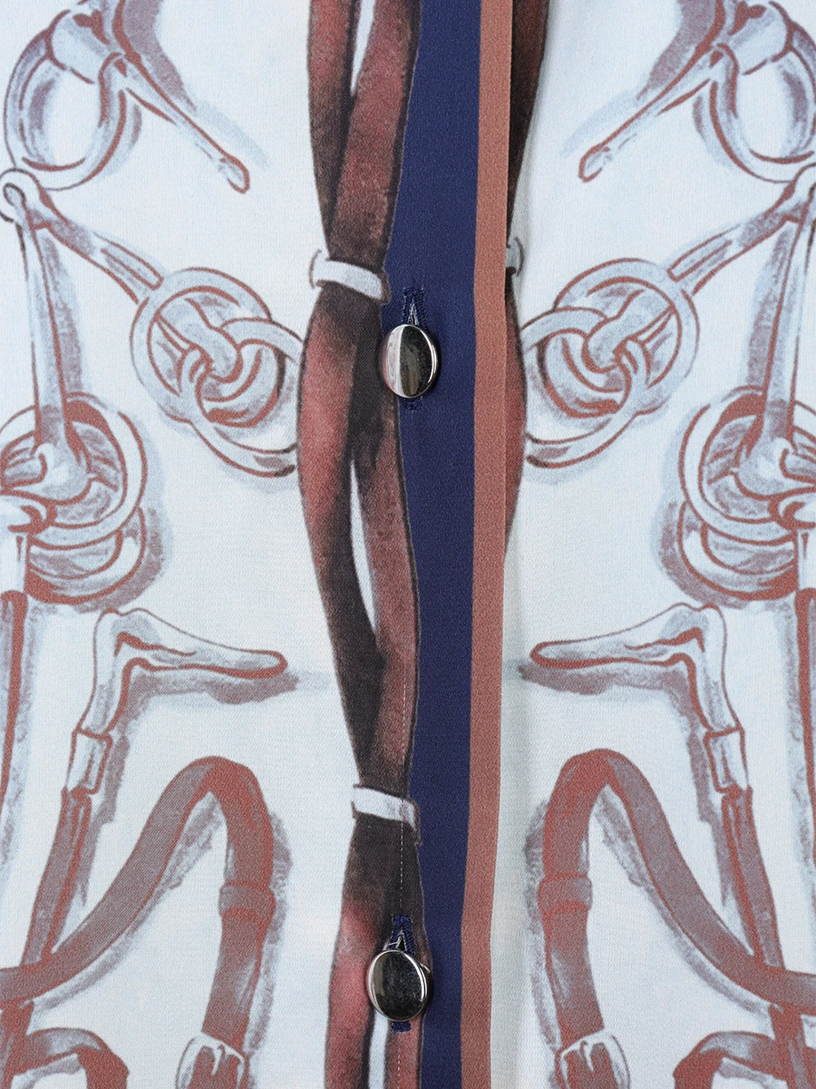 Блуза с принтом