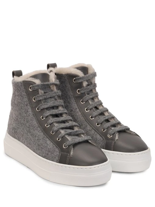 Кеды комбинированные на меху DOUCAL`S