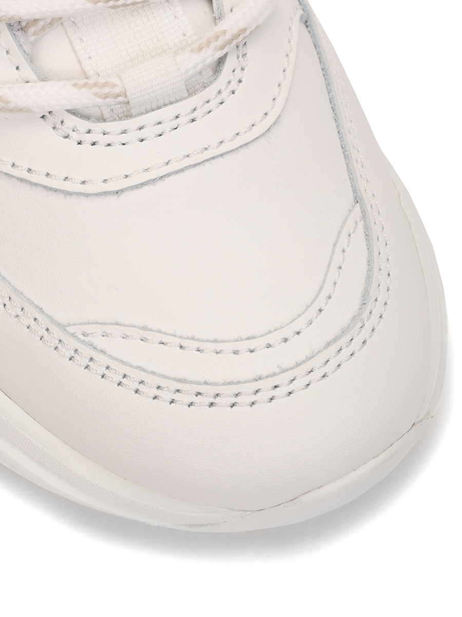 Кроссовки кожаные