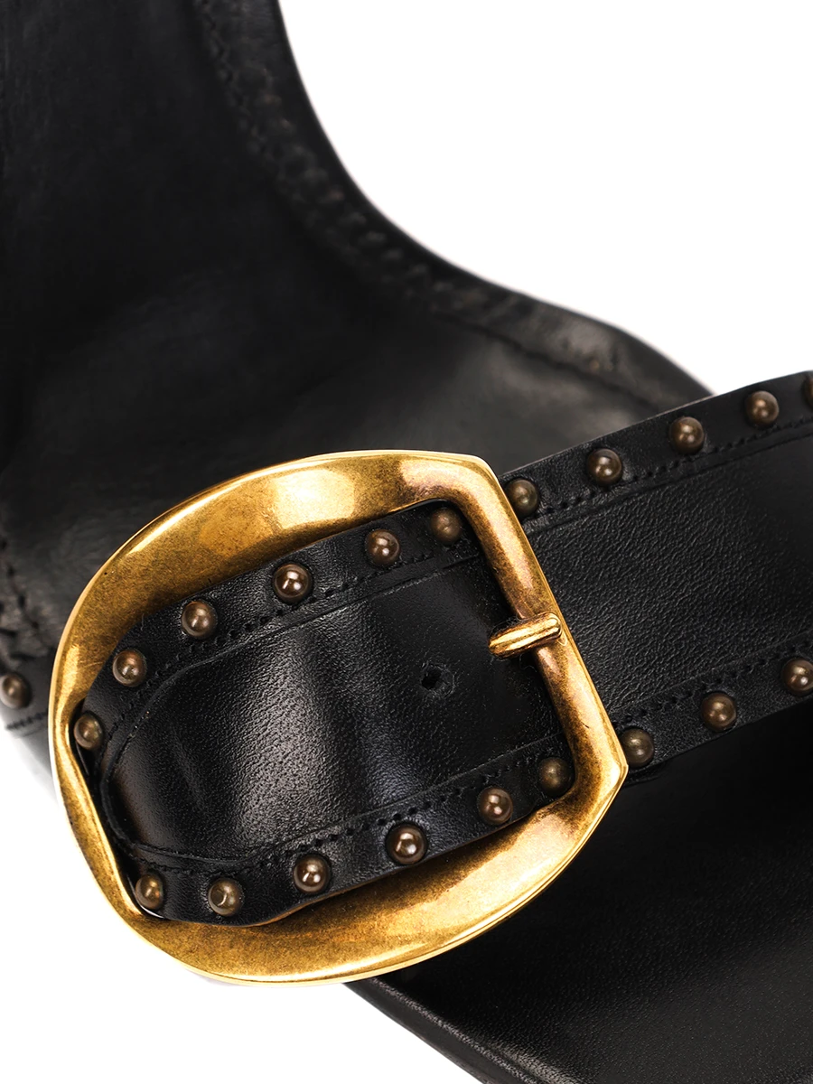 Босоножки кожаные