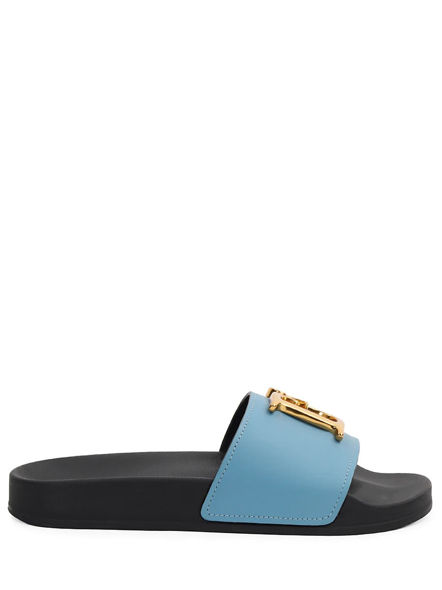 Шлепанцы кожаные