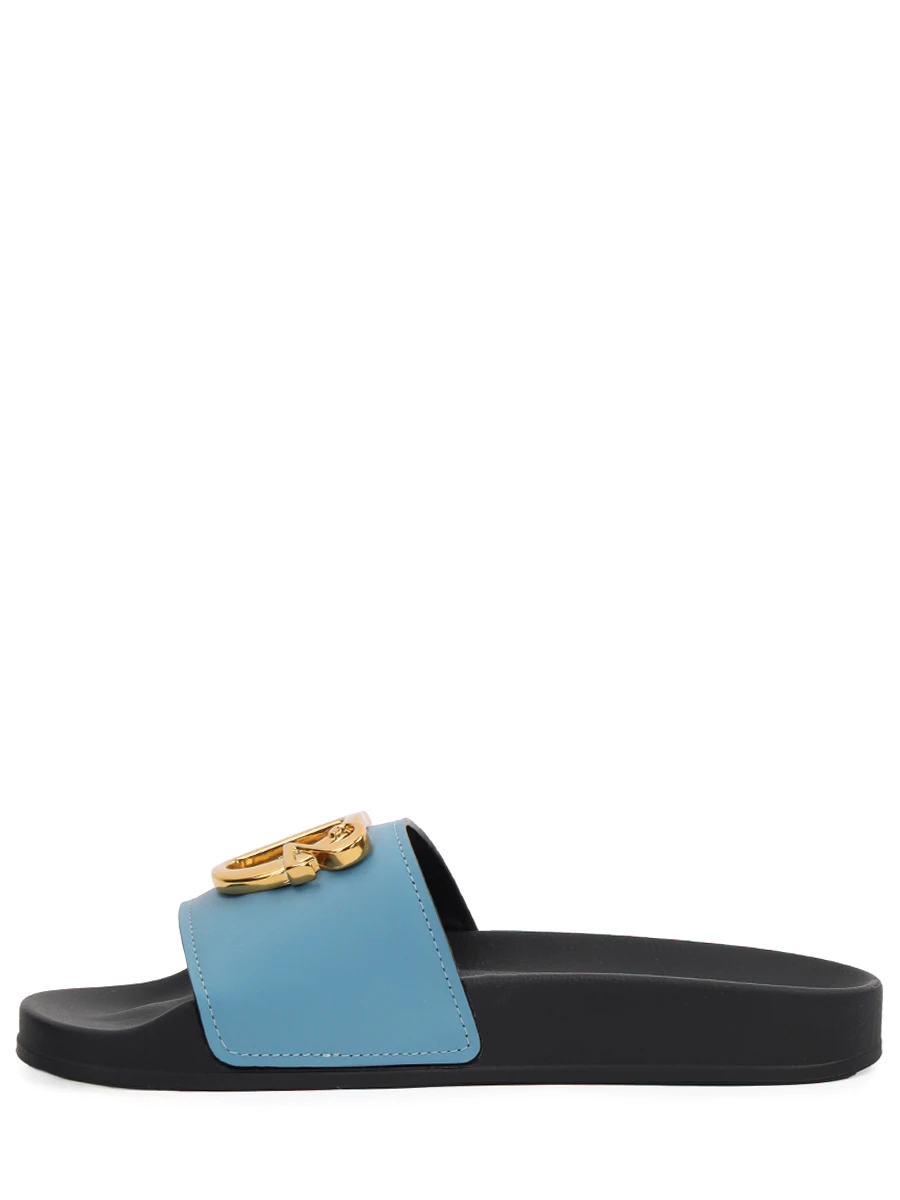 Шлепанцы кожаные