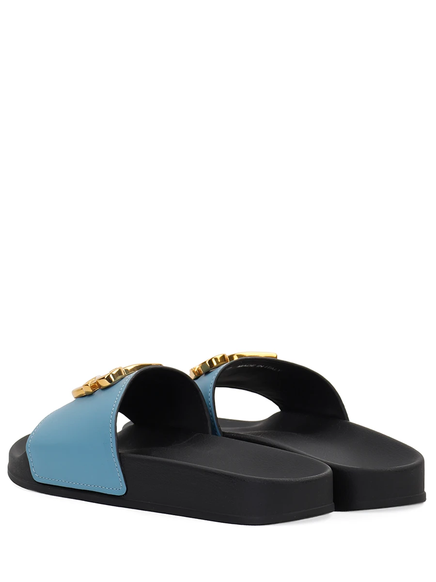 Шлепанцы кожаные