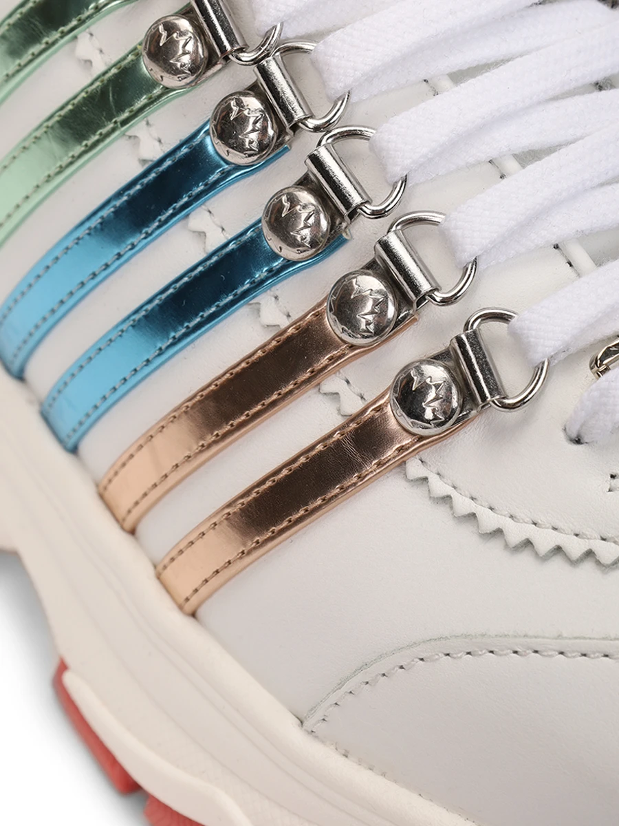 Кроссовки кожаные