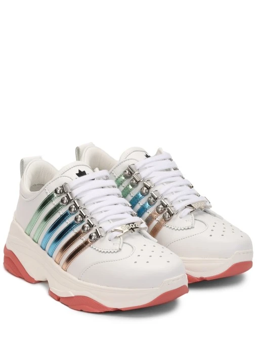 Кроссовки кожаные DSQUARED2