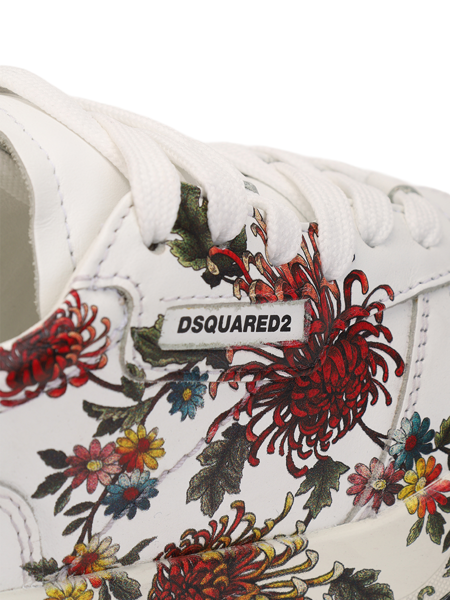 Кроссовки кожаные