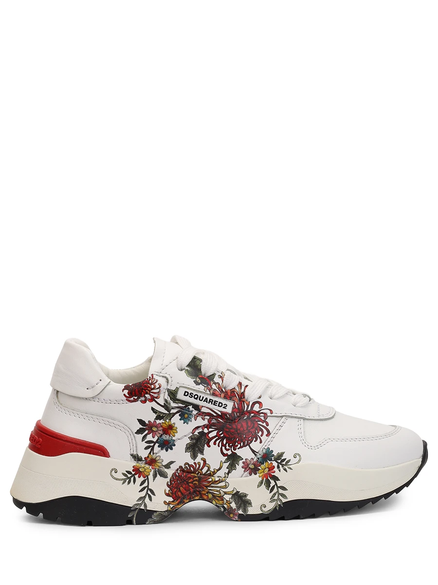 Кроссовки кожаные