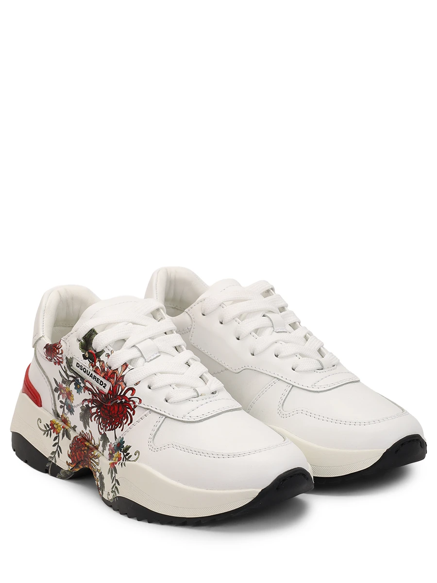 Кроссовки кожаные