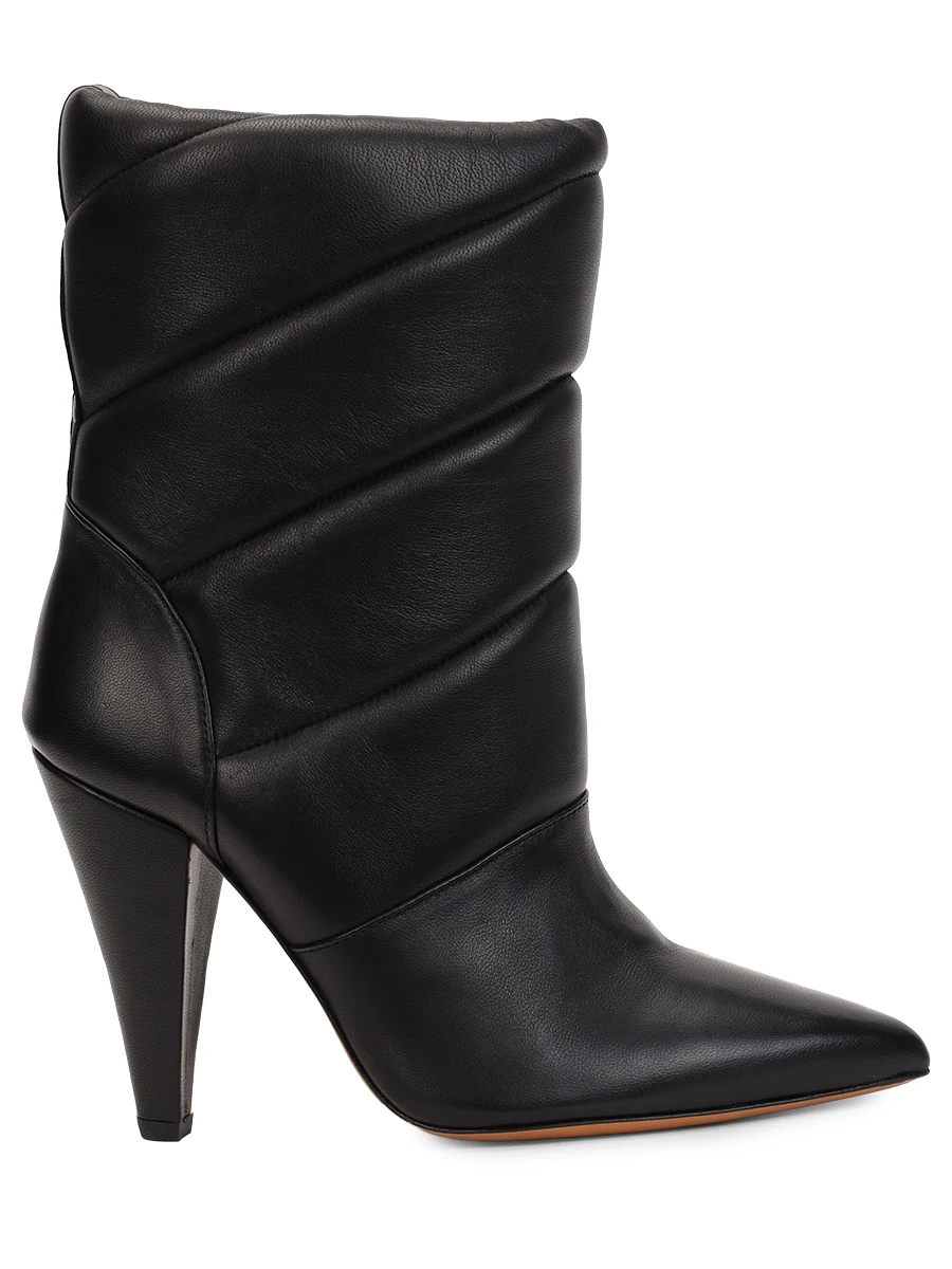 Ботильоны кожаные